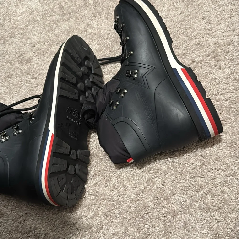 Moncler ULTRALIGHT Rubber Boots Size 44 (10.5-11) - Picture 7 of 9